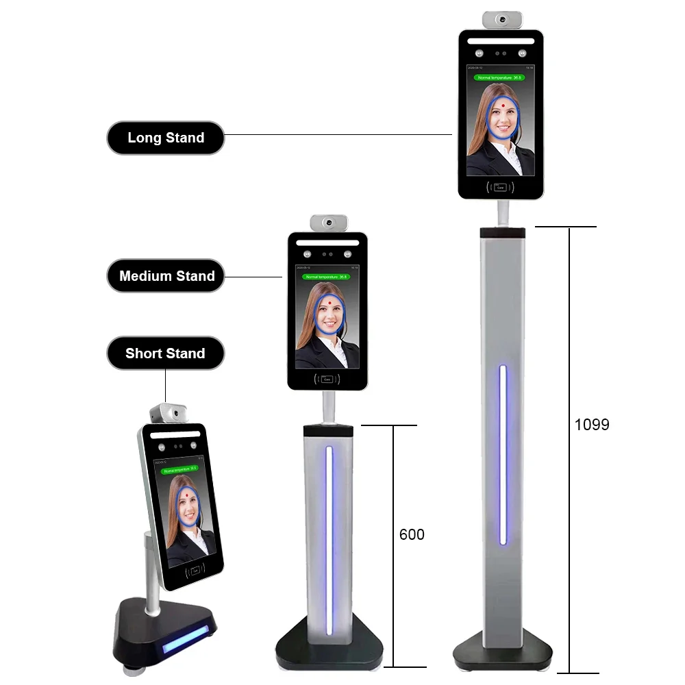 Face Recognition Security Biometric Fingerprint Reader Thermal Liveness Detection Wifi Door  Lock Access Control Terminal