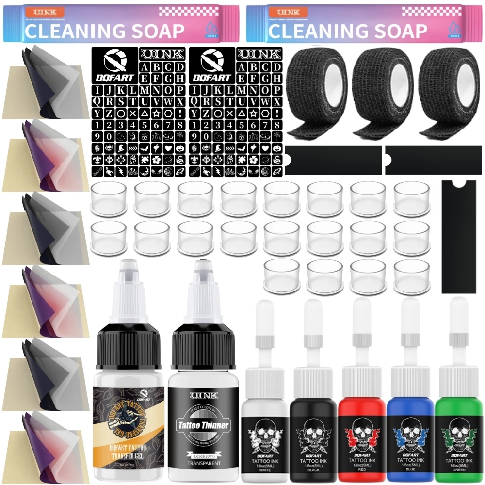 Tattoo Accessories Supplies Body Art Creative Designs Blue Soap Transfer Printing Gel Paper Diluent For Tattoo Artists Beginner