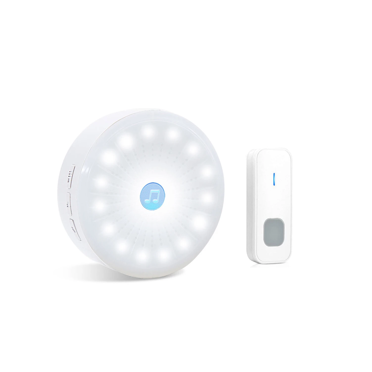 

New Portable Pager Long Range Light Caregiver Pager Smart Call System for Seniors with SOS Button