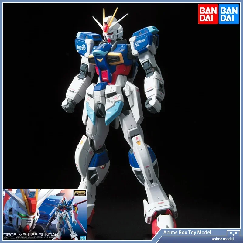 

Gundam BANDAI RG 1/144 SEED FORCE IMPULSE Фигурная сборная модель Мех Оригинальный продукт