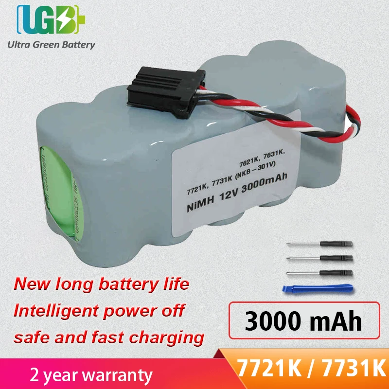 UGB New NKB-301V Battery For 7721K,7731K,1350P,7721C,ECG-2320,TEC-5621,5631 Battery