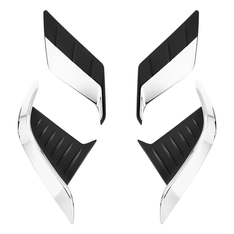 

A57E-For Toyota Corolla Cross 2020 2021 ABS Chrome Front Rear Fog Light Lamp Eyelid Eyebrow Cover Trim Molding Bezel Garnish
