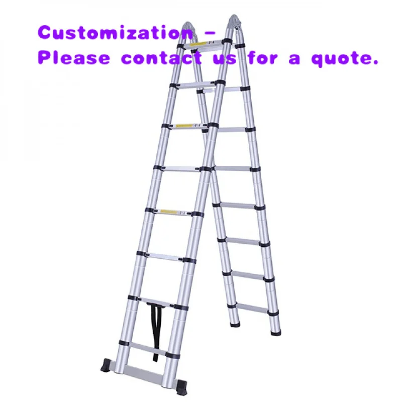 

Современная телескопическая алюминиевая лестница-трансформер 3.2м с комбинированной конструкцией