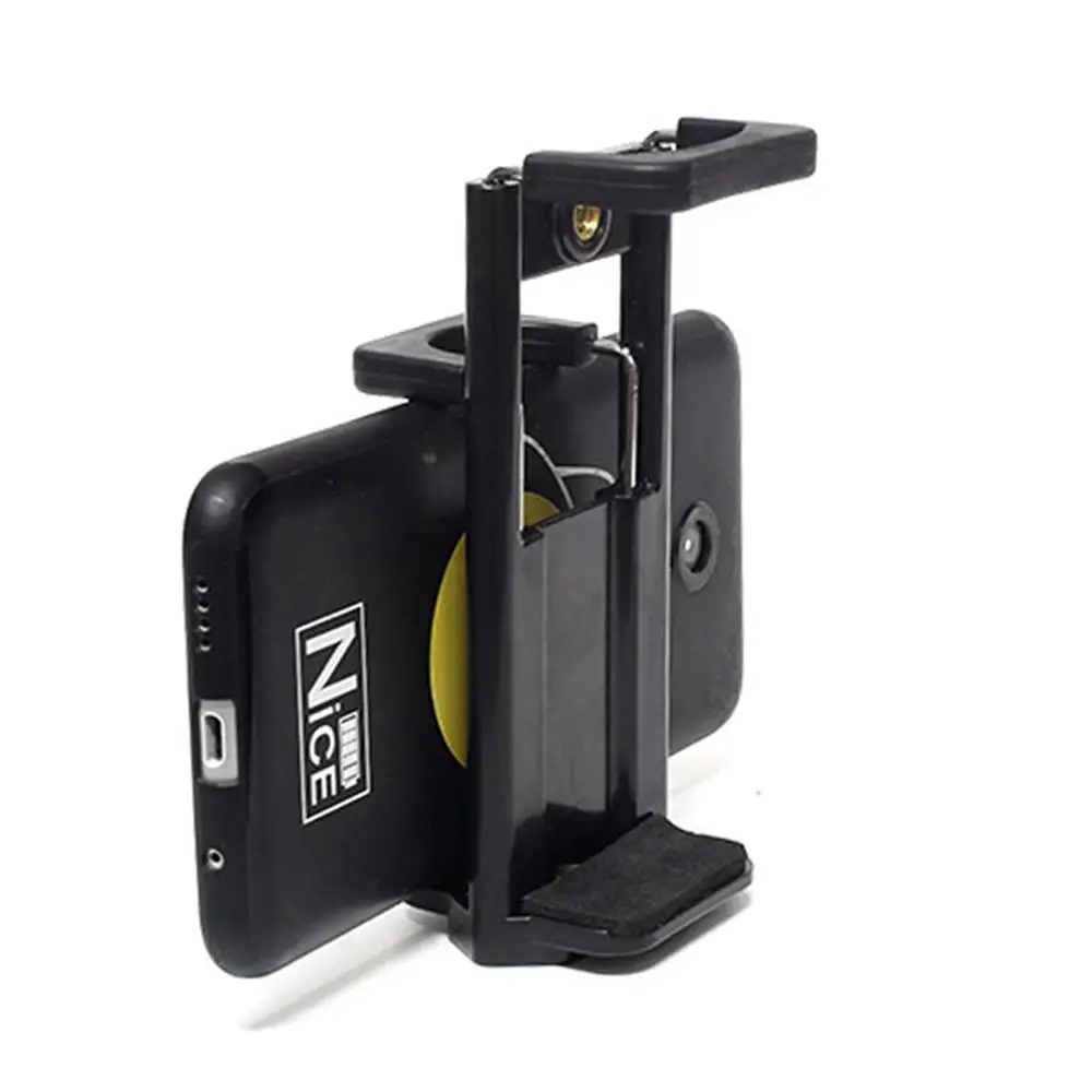 Mobile Phone Bracket Stable Durable Selfie Camera Bracket Portable Black Tripod Bracket Mobile Accessories Fixing Clip