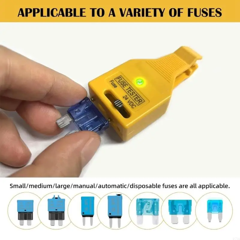 Car Multifunction Fuses Tester Puller With LED Light Fuses Checker Puller For Mini Standard Maxi Blade Fuses D7YA