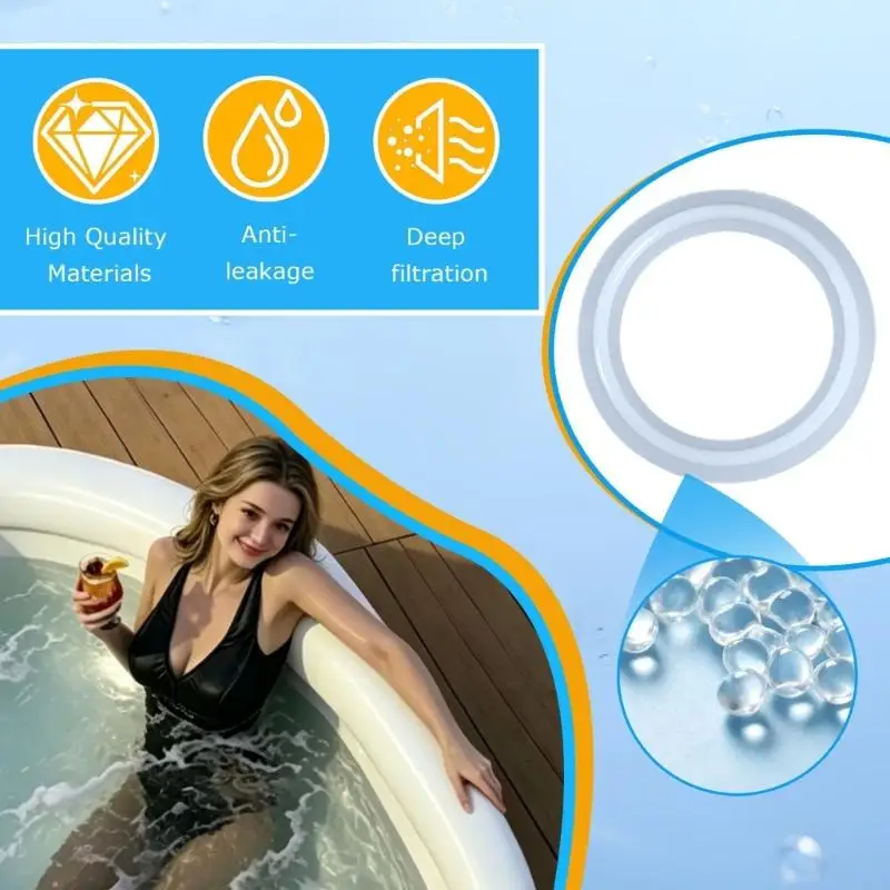 10 Piece Hot Tubs O Rings Seal Leak Repair Strong Silicone Component Spa Heaters Gaskets for 711~4030B 2 Inch Piping B03E