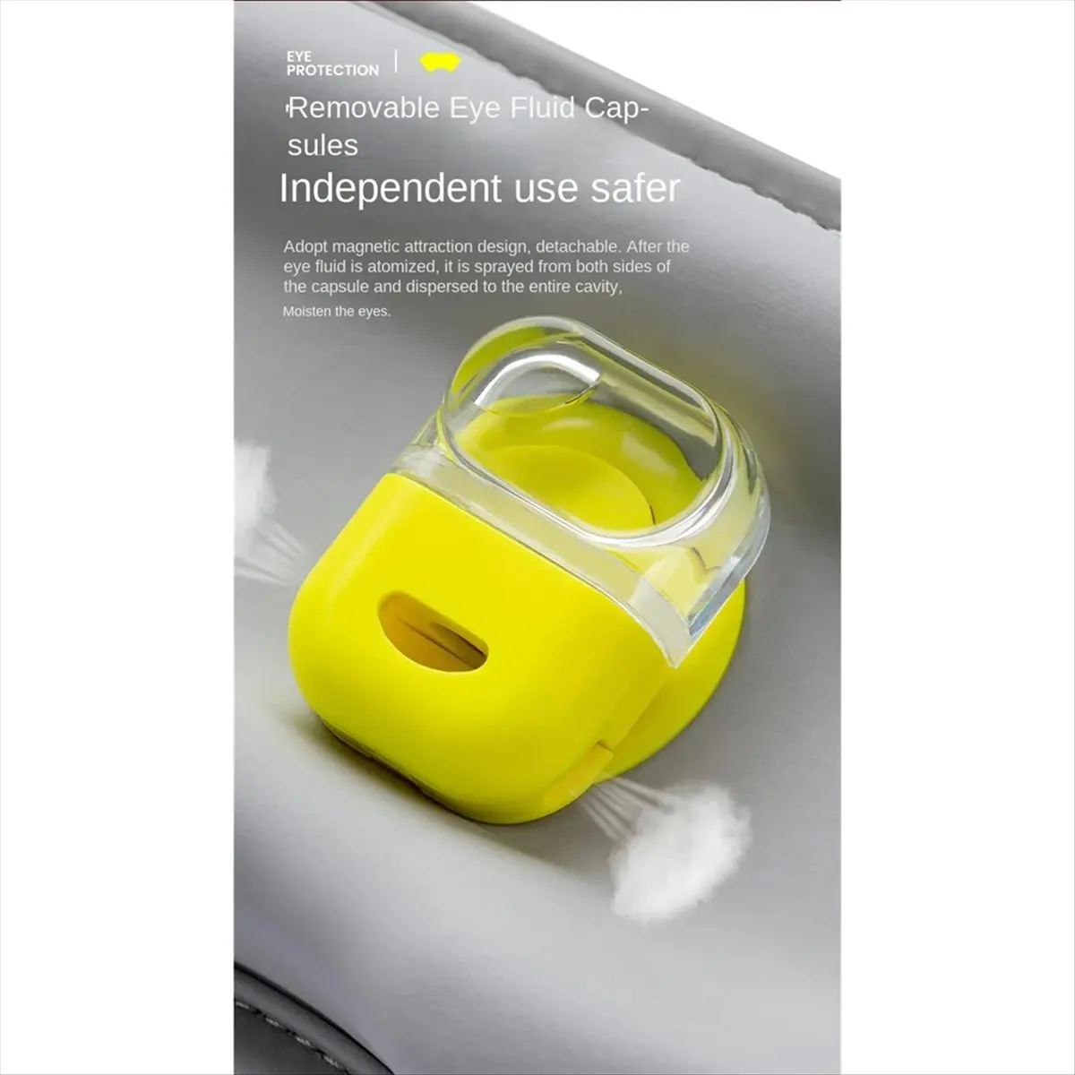 ضغط ساخن، عيون جافة، قناع عين، تخفيف التعب، جهاز حماية العين، مرطب عين قابل لإعادة الشحن #2