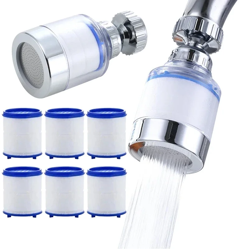 Faucet Water Filter For Kitchen Water purification filter Remove Chlorine Heavy Metals PP Cotton 360 Swivel Filtration Purifier