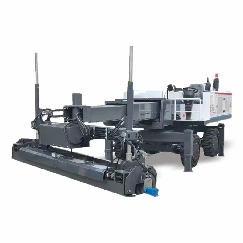 Customized Concrete Laser Screed Four-Wheel Self-Leveling Concrete Laser Screed Machine Boom Laser Screed For Warehouse/Parking