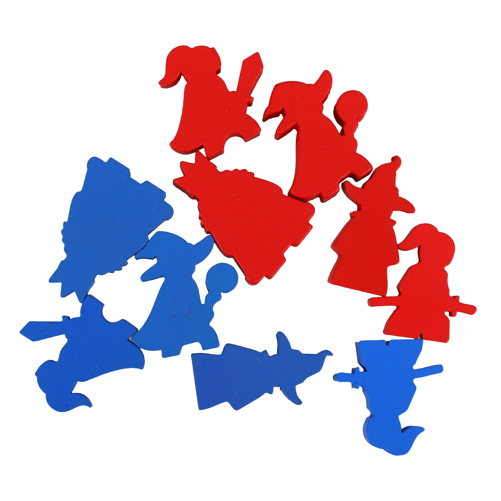 10 قطعة قطع شطرنج خشبية ناعمة لدغ-بيادق لألعاب الطاولة استبدال مكونات ألعاب الطاولة التعليمية