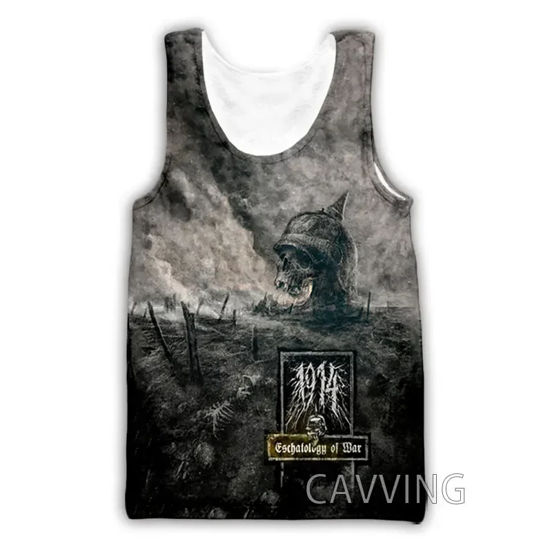 CAVVING 3D Printed  1914 Rock  Band  Tank Tops Harajuku Vest  Summer Undershirt Shirts Streetwear for Men/women