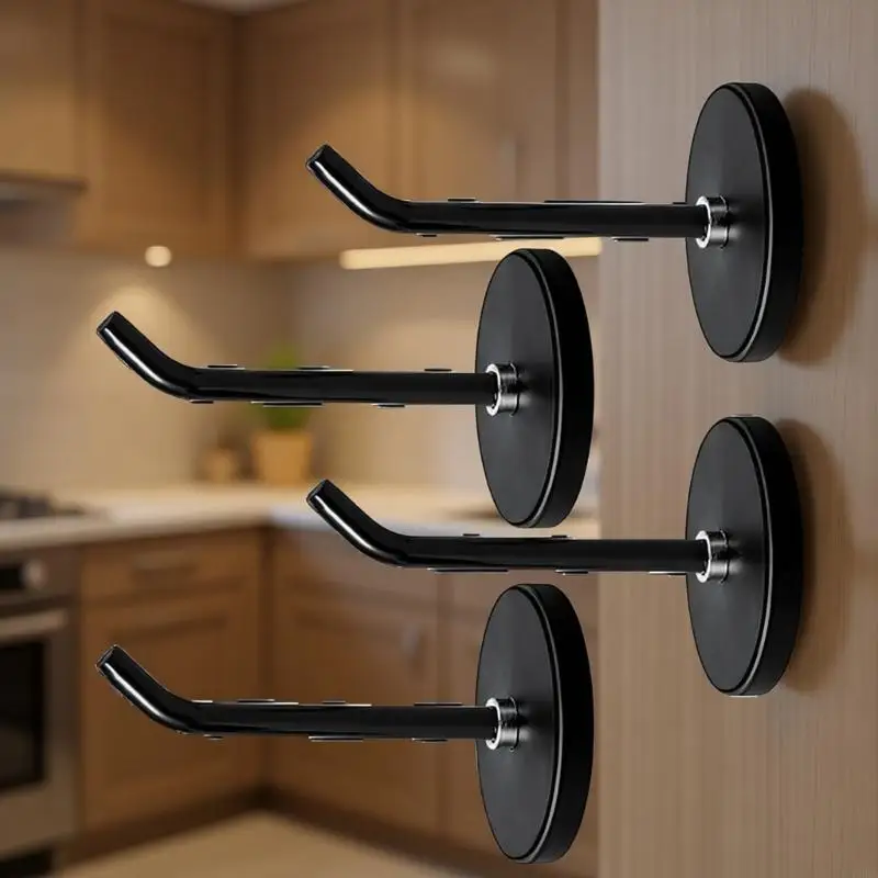   Space Saving Elephant Trunk Hooks Set Of 4 Hangers For Closet And Entryway