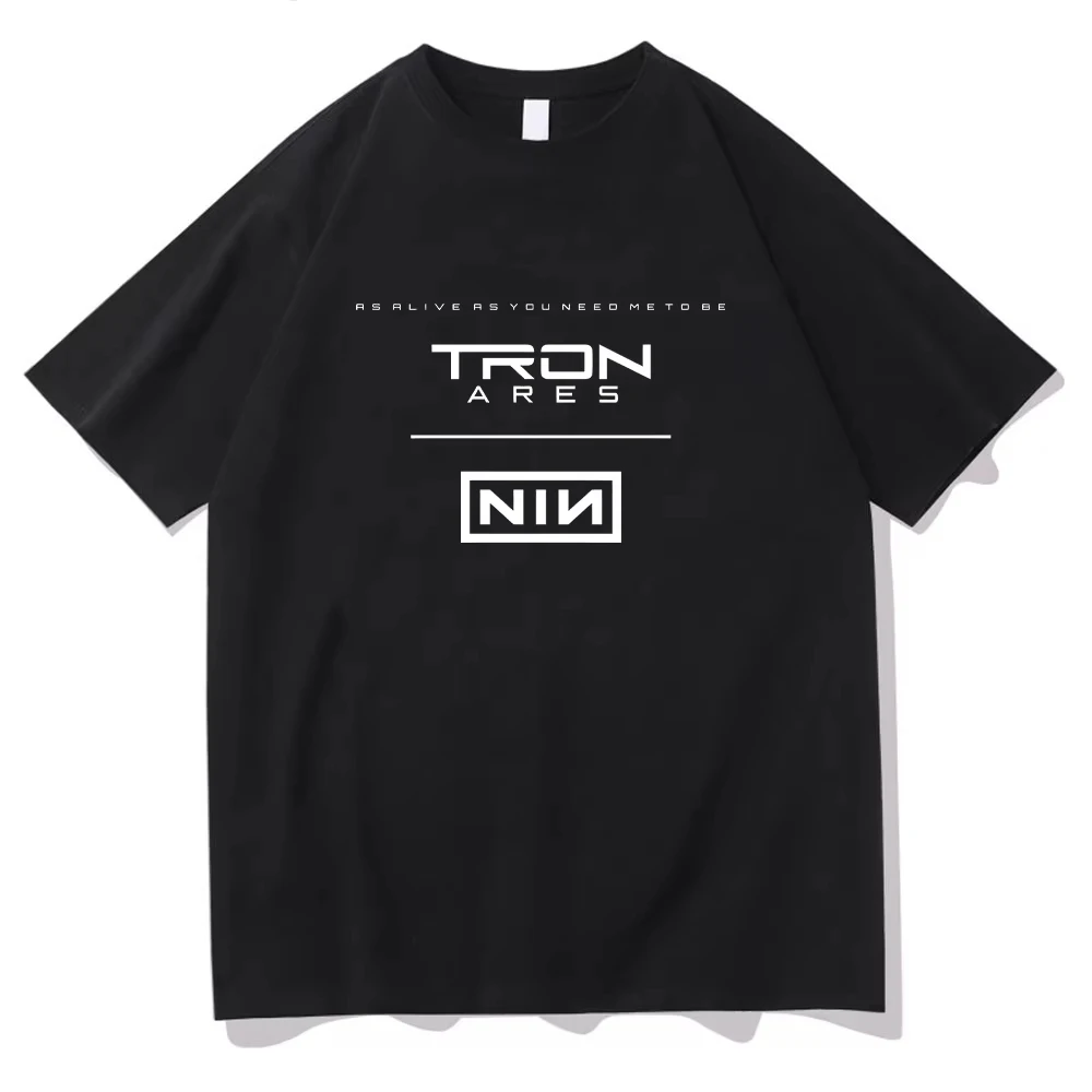 T-shirt ample pour hommes et femmes, avec clous de neuf pouces, aussi vivant comme vous avez besoin de moi pour être graphique, groupe de Rock, sport décontracté, confortable, été