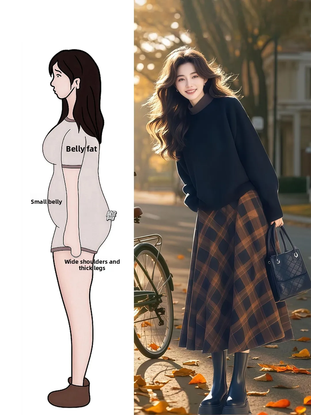 

plus Size Winter Faion Set with Plaid Dr And Top for Younger Looking Advanced Feel Good Ensemble Casual Sle Women