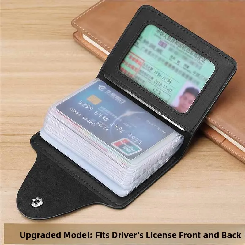 

Ladies Multi-Card Wallet Portable Document Card Holder 2026 New Style Men's Document Storage Bag Women's Card Case
