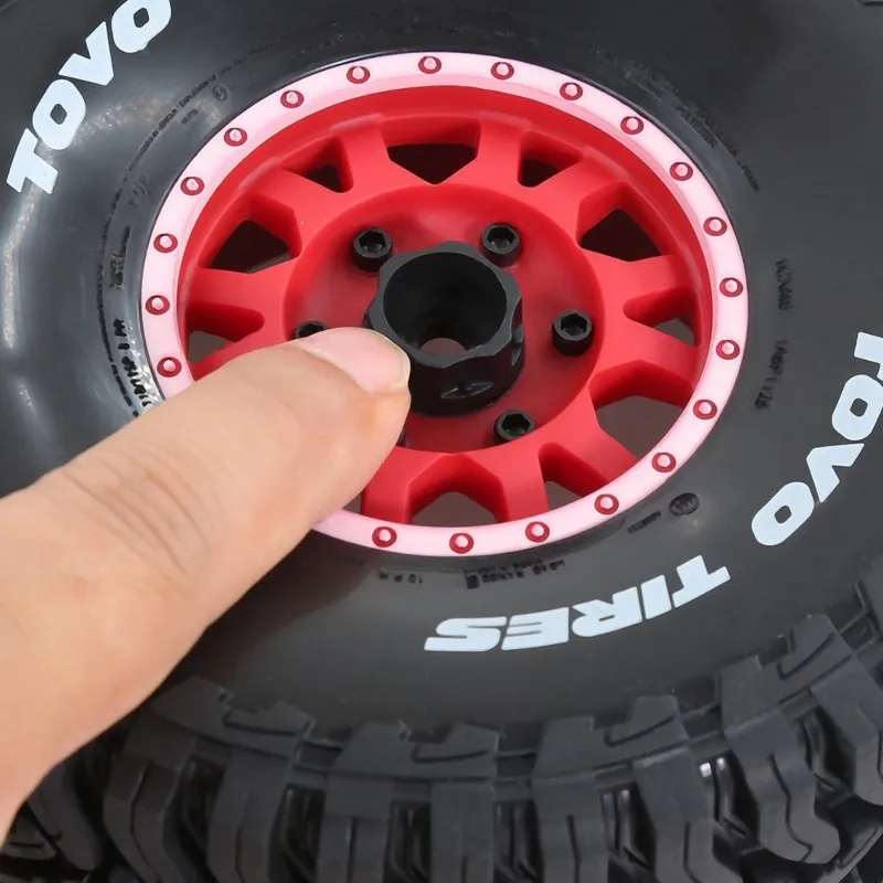 A63T-Short Course 1/8 Scale Truck Tire Set 4PCS 135Mm 17Mm Hex For 1/7 For RC Car- Works Arrma Mohave 6S EXB UDR