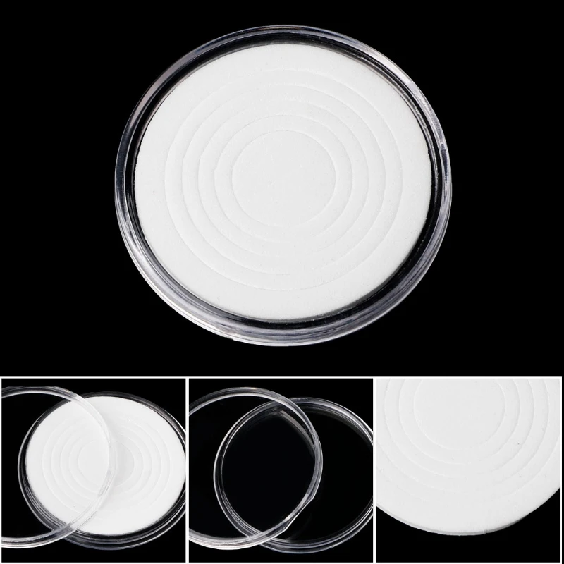 R1WA Round Coin Storage Box con pad sostituzione interno nonno Raccogli le monete regalo
