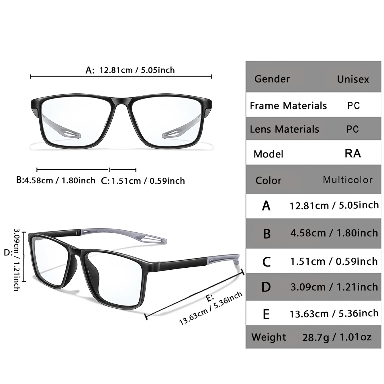 Photochromic Reading Glasses Rectangular Anti-Blue Light Presbyopic Eyewear for Grandparents Wholesale Retail+150 +200