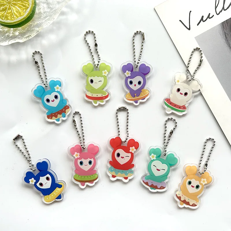 9pcs Kpop Twice Lovely Keychain Bag Accessories TZUYU SANA MINA JIHYO NAYEON MOMO DAHYUN JEONGYEON CHAEYOUNG Cute Keyring Gift