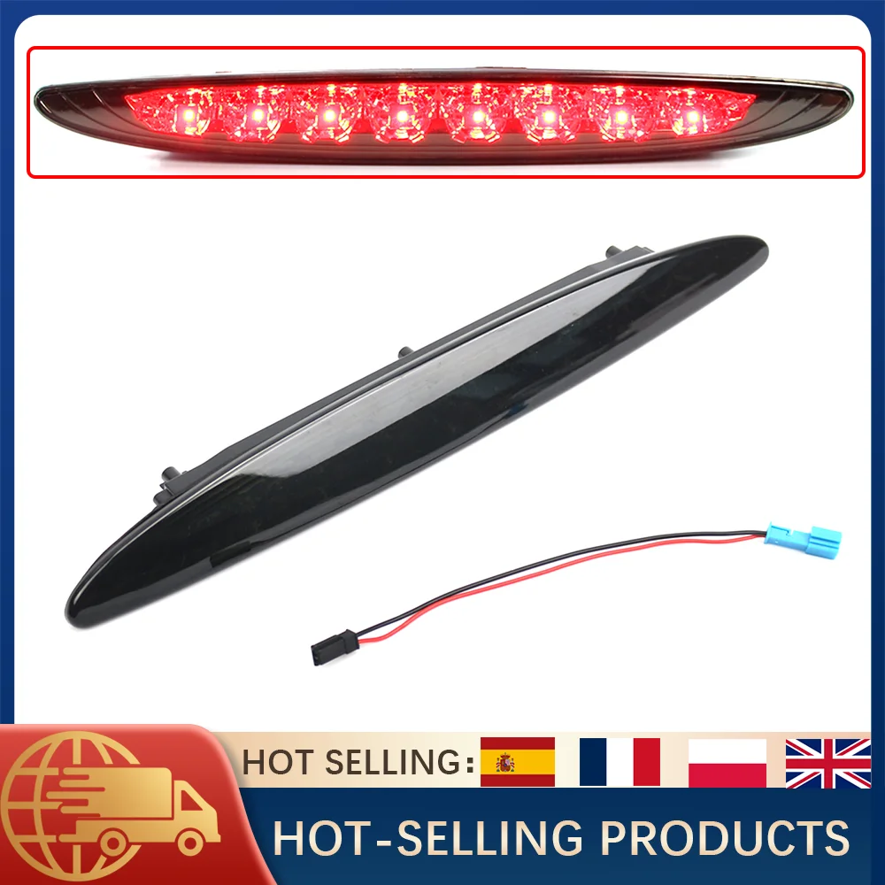 

LED Rear 3rd Third Brake Light Lamp Smoked Lens for Mini Cooper R50 R53 2002-2006 High Mount Stop Tail Light