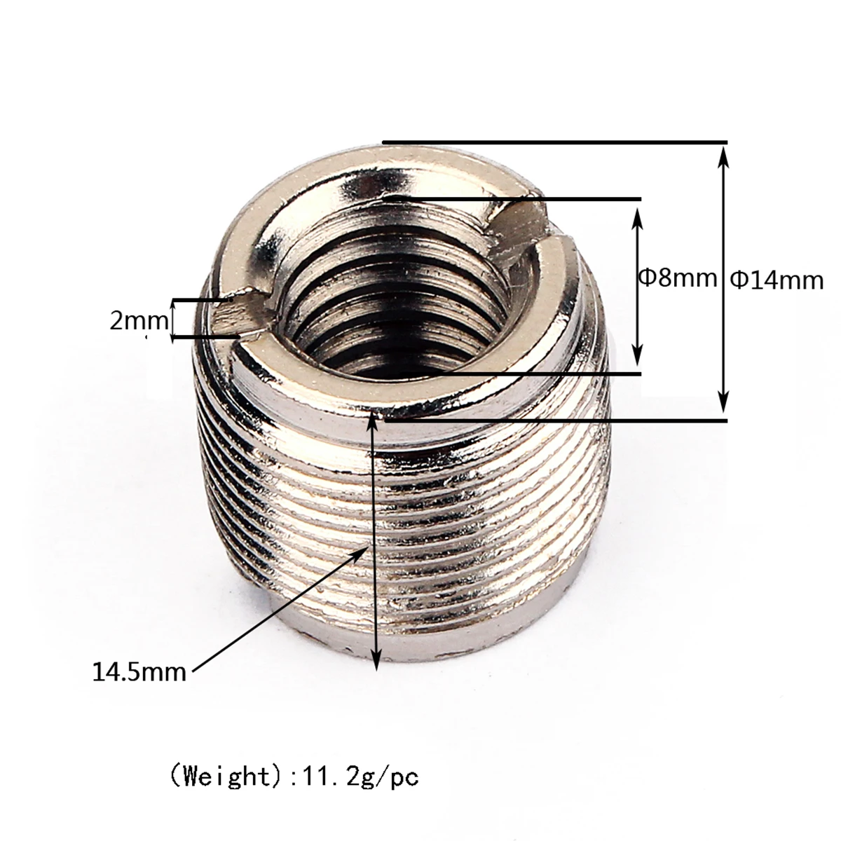 

5 /8-Inch Nut Set Corrosion-resistant Mic Adapter Screw Microphone Rust-resistant Convert Male to Female
