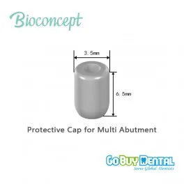 Protective cap for screw-retained abutment, Φ3.5mm, H6.5mm 123020