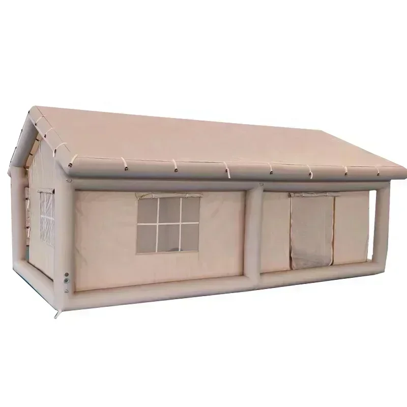 Inflatable Tent,Portable and Easy To Install,large Space 18㎡ 8-12 Person,Waterproof Sunscreen Wind Resistant Snow Prevention