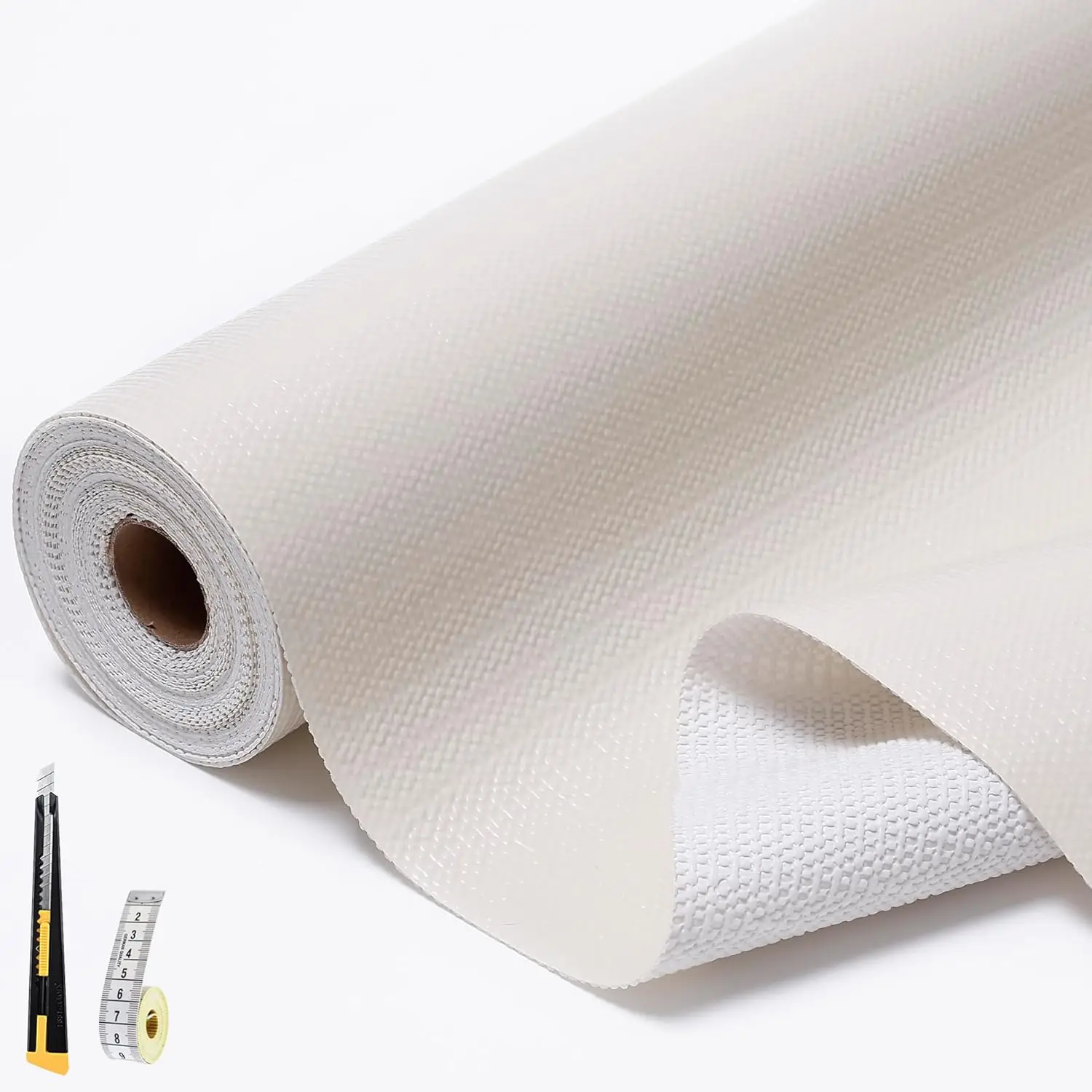 

Non Adhesive Shelf Liner 17.5x120 Inch Non Slip Grip Mat for Kitchen Cabinet Cupboard Dresser Protection
