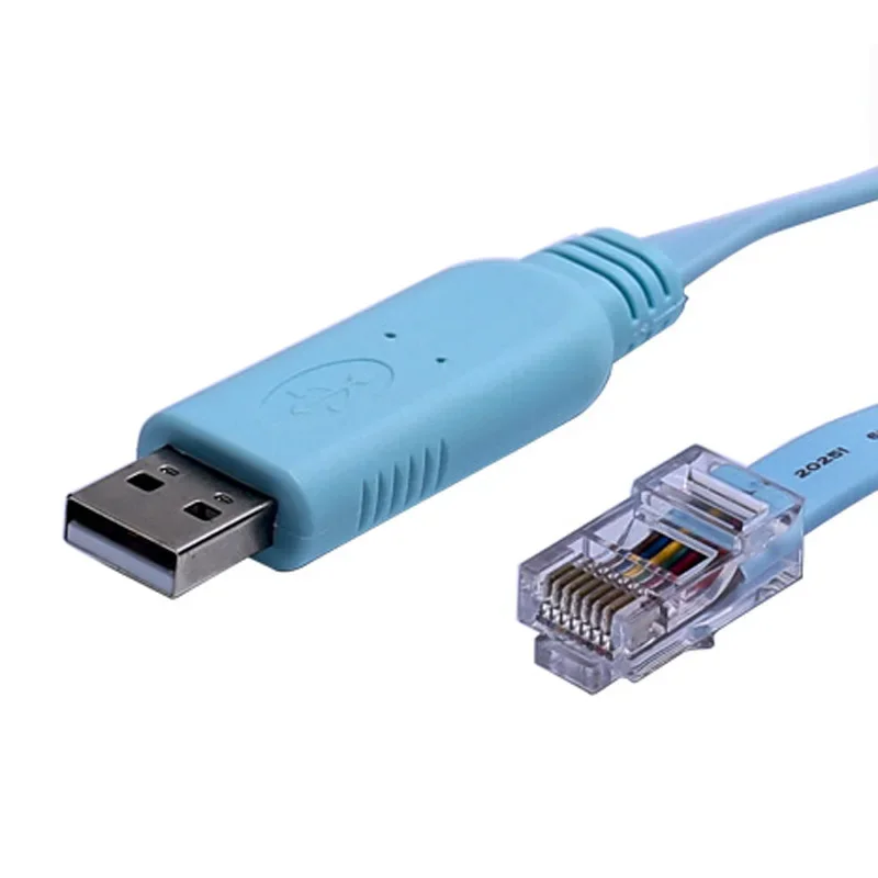 6FT length Network Routers USB RS232 RJ45 Console Cable For Cisco Router ftdi ft232 chipset