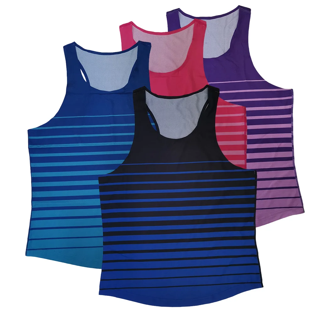 Atletiek Tanktop Runnning Speed Sportkleding Fitness Shirt Heren Kleding Jongens Mouwloze Run Vest Atleet Track Field Singlet