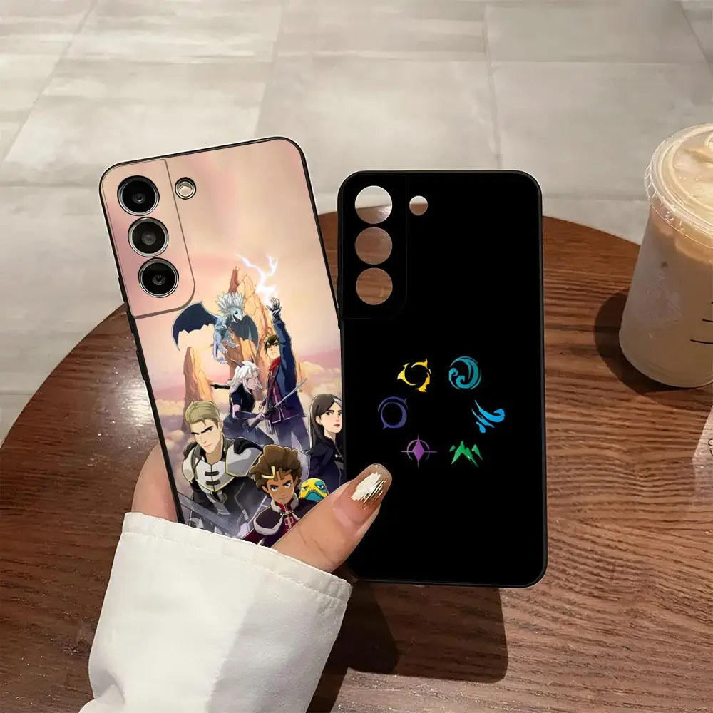 The Dragon P-Prince Anime Phone Case For Samsung S26 S25 S24 FE S23 S22 S21 Plus S20 Ultra Note20Ultra Black Soft Shell