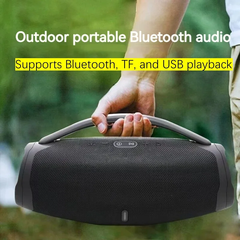 

Bluetooth Speaker Portable Waterproof RGB Colorful Light Wireless Subwoofer 360 Stereo Surround TWS Big Power 100W Caxia De Som