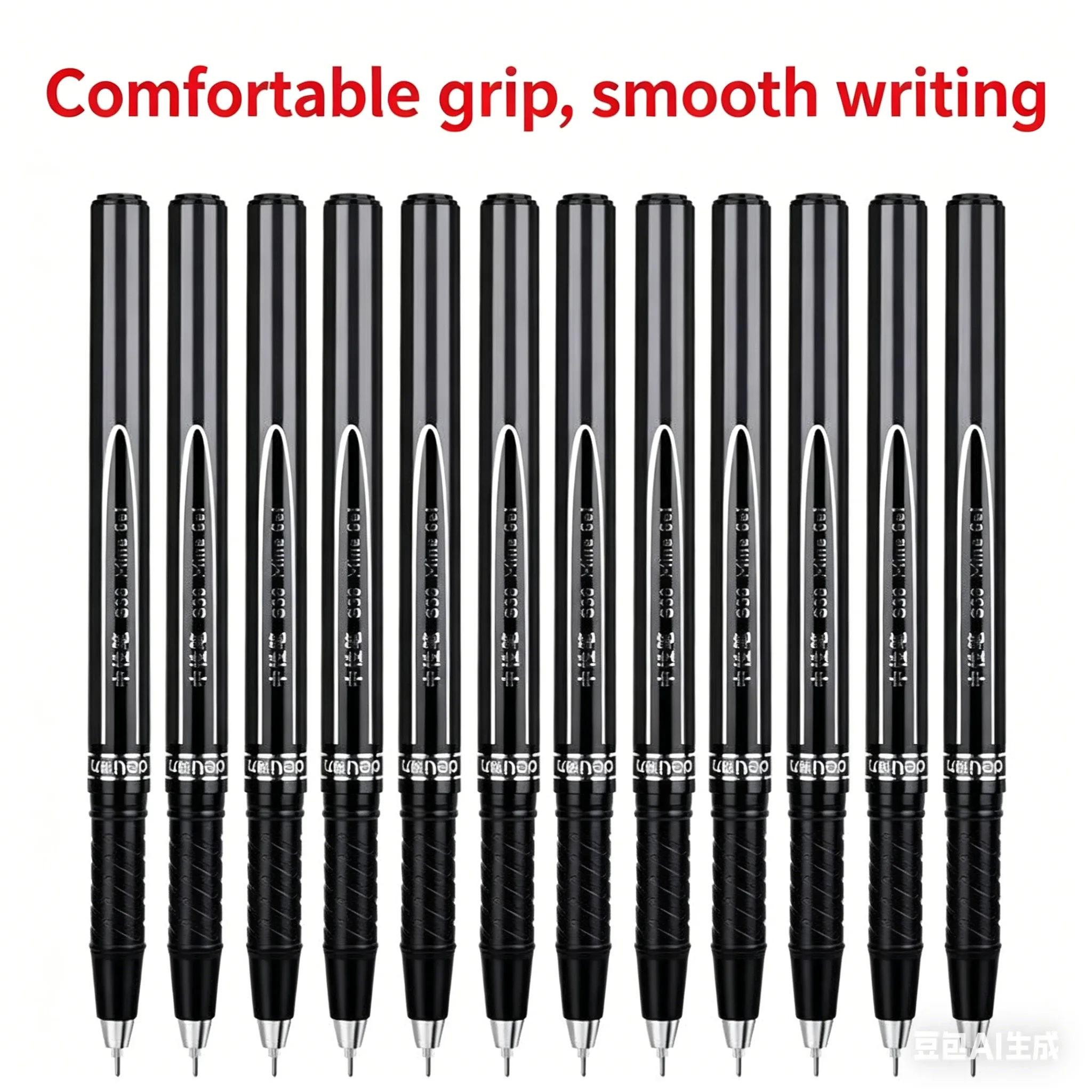 

S36 Gel Pen 0.5mm Full Needle Tip Smooth Writing No Ink Breakage Comfortable Grip For Students & Office Supplies 12pcs/Box