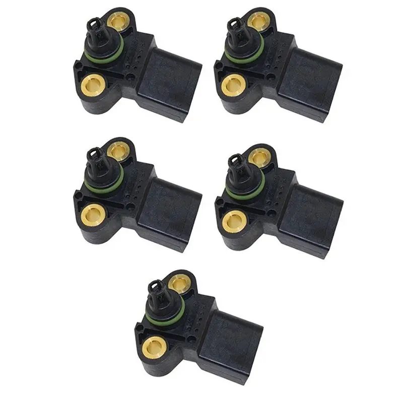 MAP Manifold Air Pressure Sensor 5PCS Set-0281002468 0041537028 A0041537028 For BENZ ACTROS MP2 ATEGO VARIO