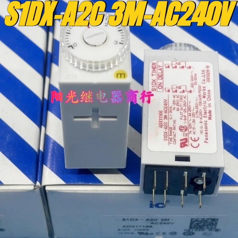 

（Brand New Original）1pcs/lot 100% original genuine relay:S1DX-A2C 3M-AC240V ADX11166 8pins 240VAC Time relay