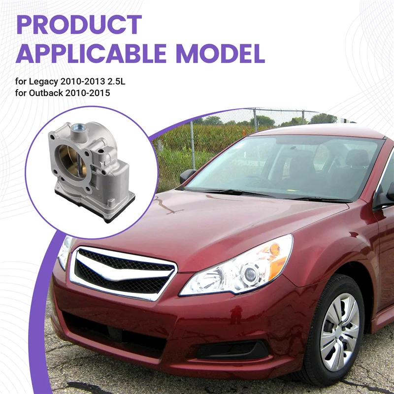 

AUTO Car Throttle Body 16112-AA350 For Subaru Legacy 2010-2013 Outback 2010-2015 2.5L