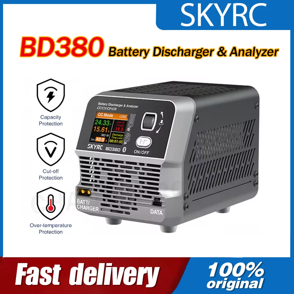 

Анализатор разрядного устройства SkyRC BD380, 380 Вт, 40 А, 30 В, четыре режима, CC/CP/CR/CV, аккумулятор PowerBoosted, разработанный для радиоуправляемых моделей