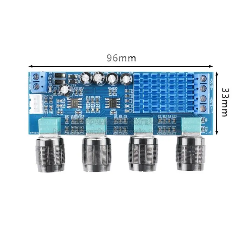 Placa amplificadora de potencia digital TDA3116D2, módulo amplificador de doble canal de alta potencia de 2*80W, placa de tono, amplificador operacional M577