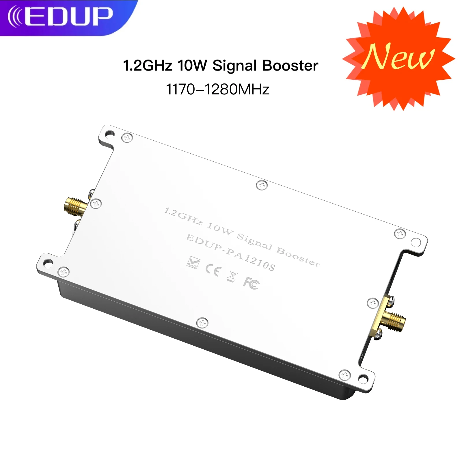 

EDUP 1.2GHz WiFi Signal Booster 10W Drone Mavic 3 FPV Signal Amplifier Extender Drone Range Extender Tarot FPV Image Transmissi