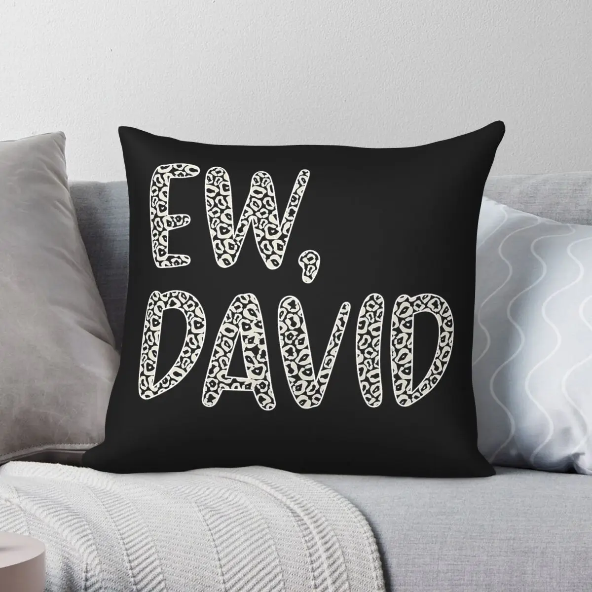 Ew David Alexis Rose To David Square Pillowcase Polyester Linen Velvet Creative Decor Throw Pillow Case Sofa Seater Cushion Case