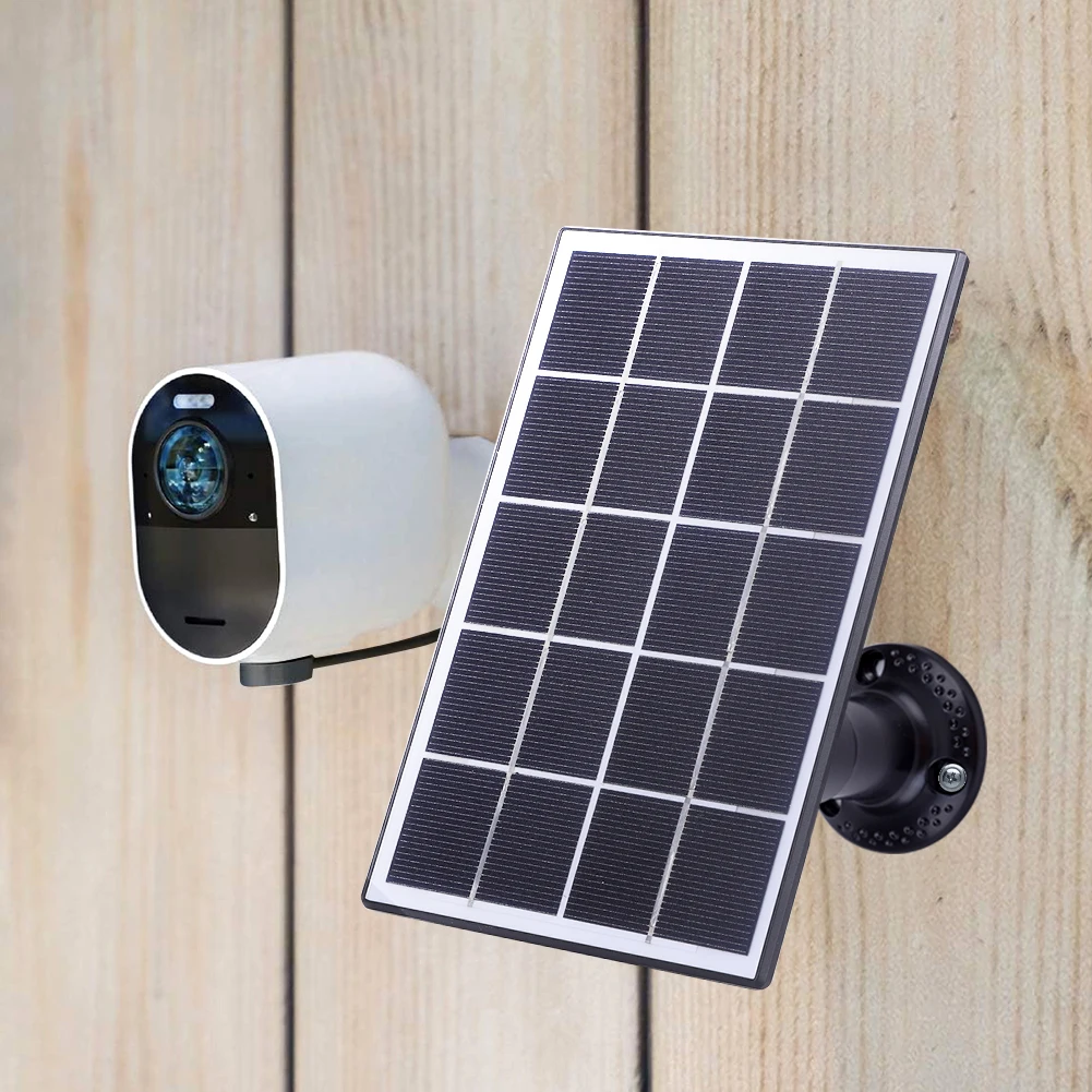 5V 10W Solar Panel Charger IP65 Waterproof Solar Charging Panel 360°Adjustable Wall Mount for Arlo Ultra for Arlo Pro 5S/4/3 view 3