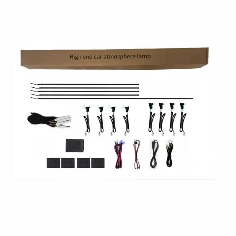 

LED Car Atmosphere Lights Auto 4 Door Ambient Decorative Light Neon Strip Light Lamp For ALL CAR