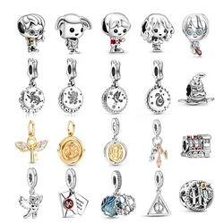 Nowa gra o tron paciorki dopasowany wisiorek bransoletka Pandora Harry Potter 925 srebrna Disney Charm Marvel wisiorek biżuteria