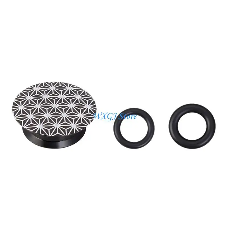 37JE Waterproof Aluminum Alloy Teeth Plate Crank Cover Mountain Road Bike Crankset Plug Screw Dust-Proof Disc Cover