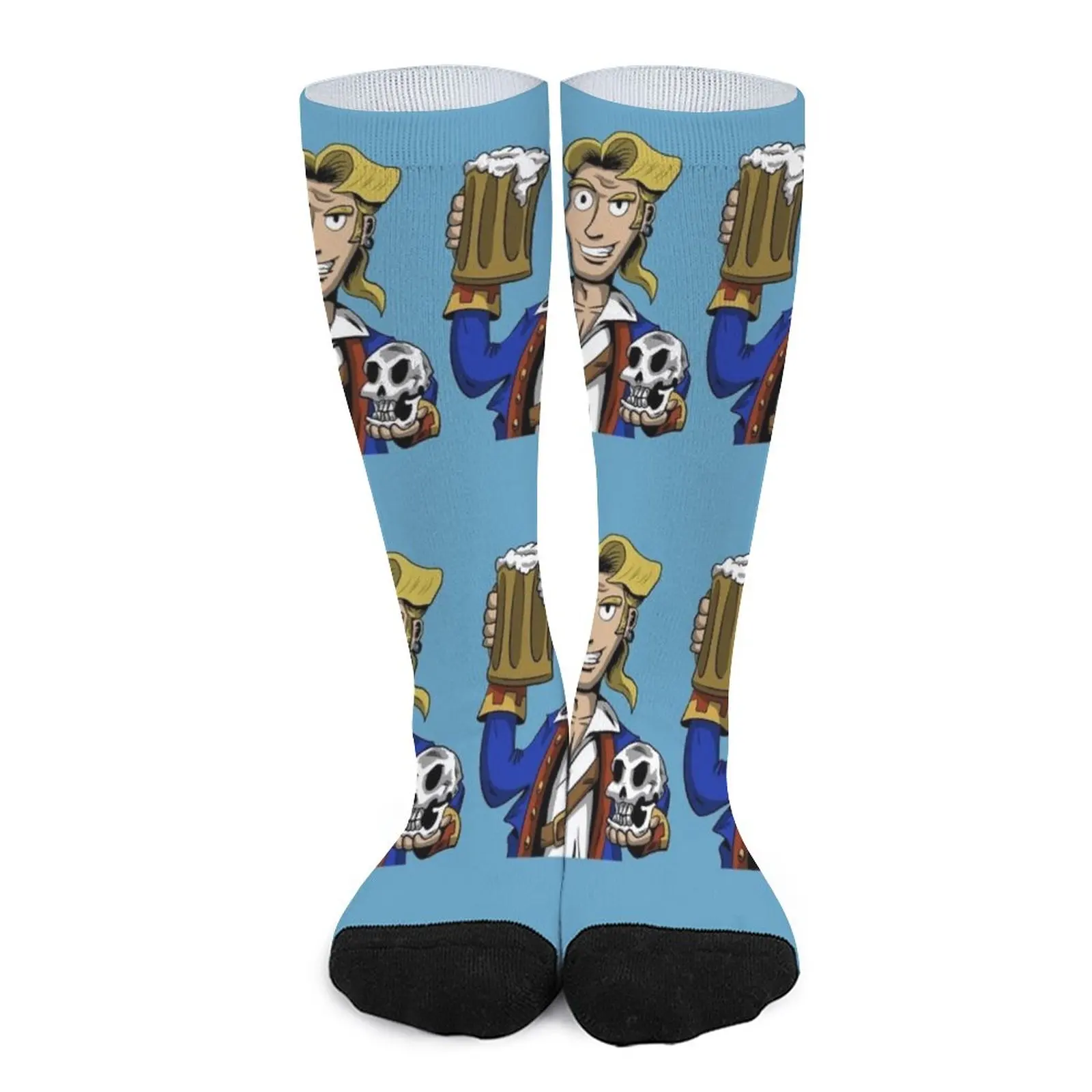 Guybrush Threepwood Socks summer compression socks Man socks non-slip soccer stockings