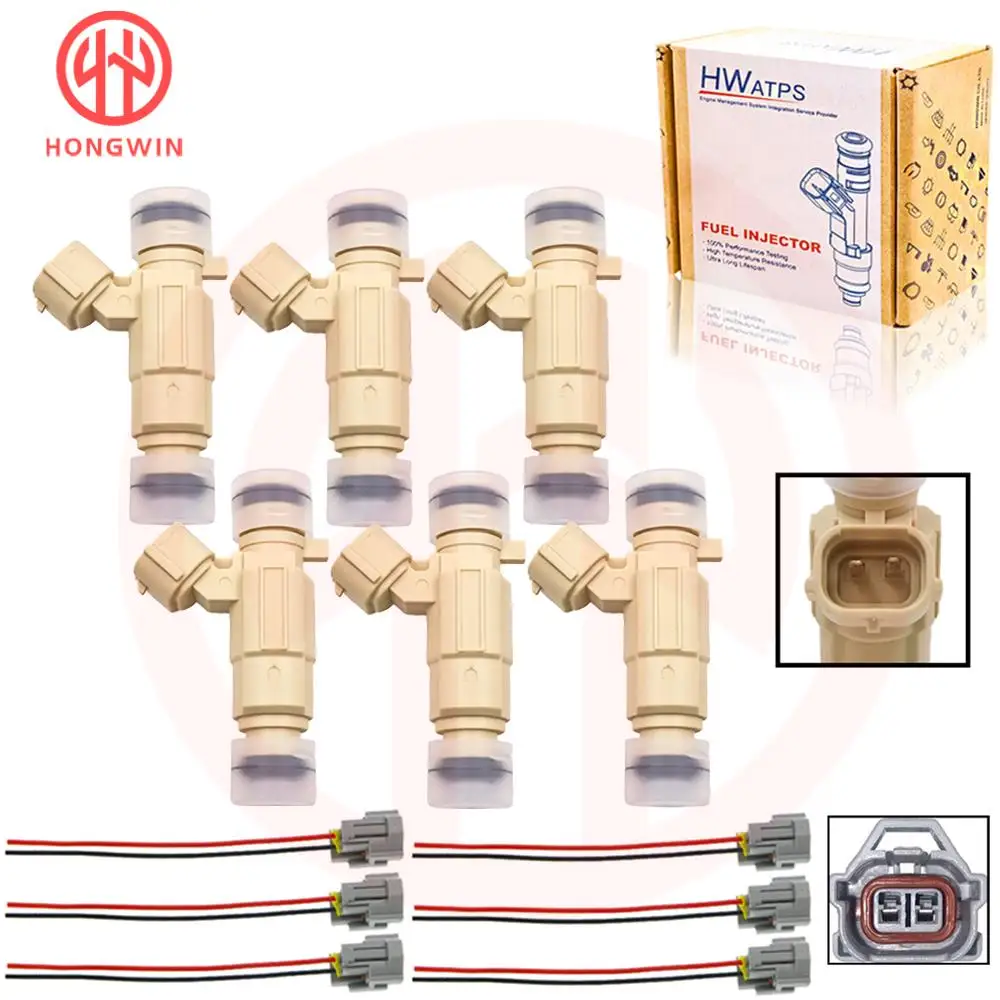 

6PCS 35310-23600 For Hyundai Santa Fe 2007-09 Tucson 2005-09 Elantra 2001-08 Tiburon CNR114 Brand New Fuel Injector Nozzle