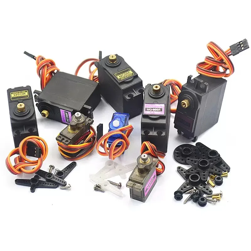 

MG996R MG995 SG90 Servo Motor Metal Gear High Torque Digital Servo for RC Car Robot Arm Helicopter Arduino