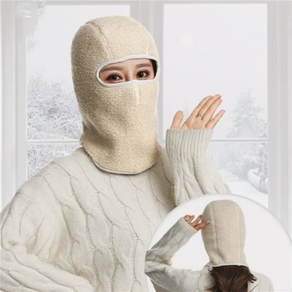 New Keep Warm Fleece Balaclava Multi Function Windproof Warm Hats Thicken Balaclavas Mask Men Women