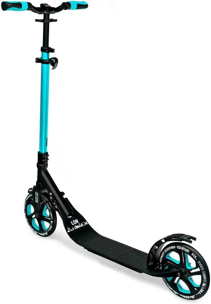 Foldable Kick Scooter - Kick Scooters for Adults, Teens and Kids with Carrying Strap - Fast Folding, Adjustable Handlebars and L