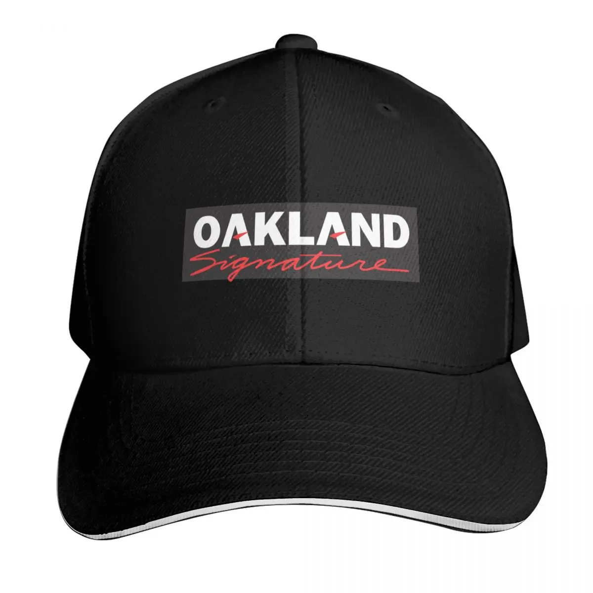 Oakland Signature Baseball Cap Beach Outing western Hat hard hat Snapback Cap Female Men's